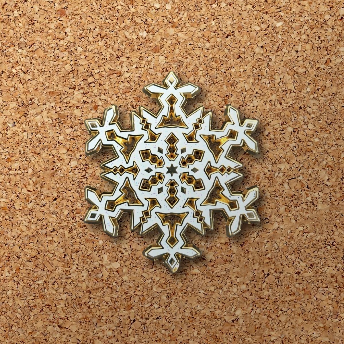 Snowflake Enamel Pin (B Grade)
