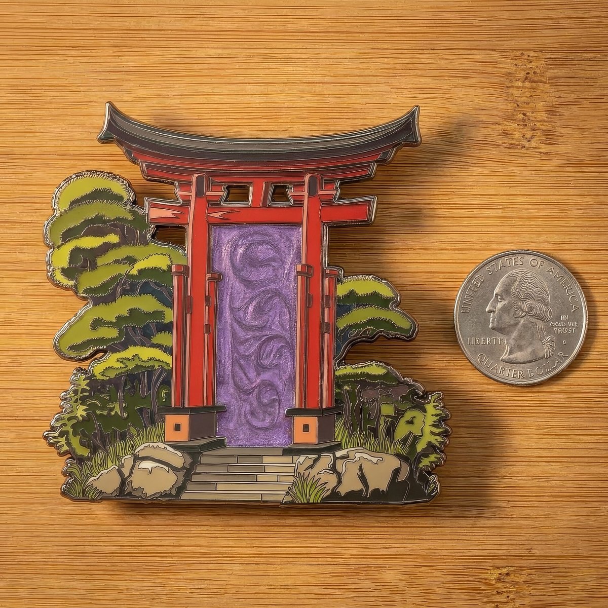 Spirit Gate Enamel Pin