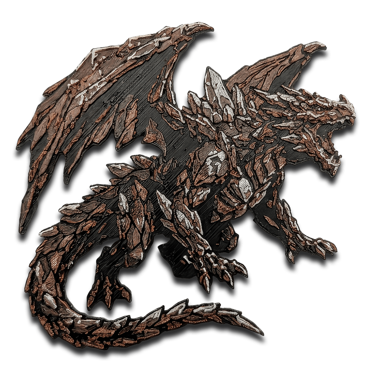 Stone Dragon Collectible Art Magnet