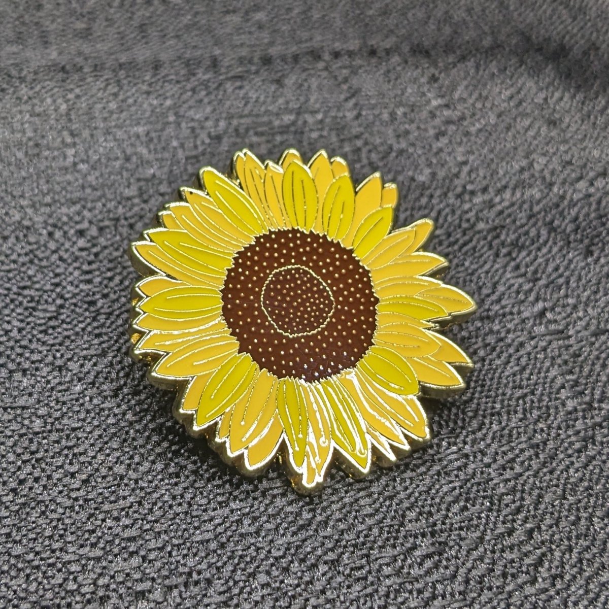 Sunflower Blossom Enamel Pin (B Grade)