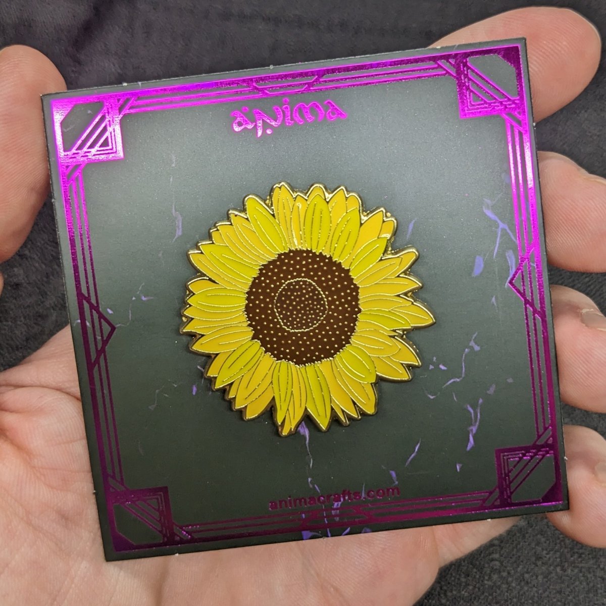 Sunflower Blossom Enamel Pin (B Grade)