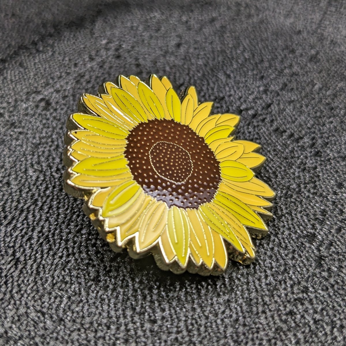 Sunflower Blossom Enamel Pin (B Grade)