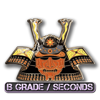 Sunset Kabuto Enamel Pin (B Grade)