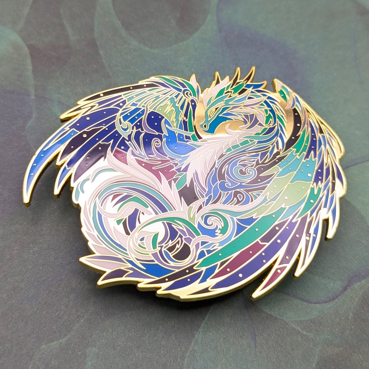Veloris, The Aurora Dragon Enamel Pin (Dragon Aspects Vol.1)