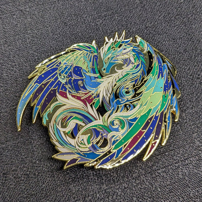 Veloris, The Aurora Dragon Enamel Pin (Dragon Aspects Vol.1) (B Grade)