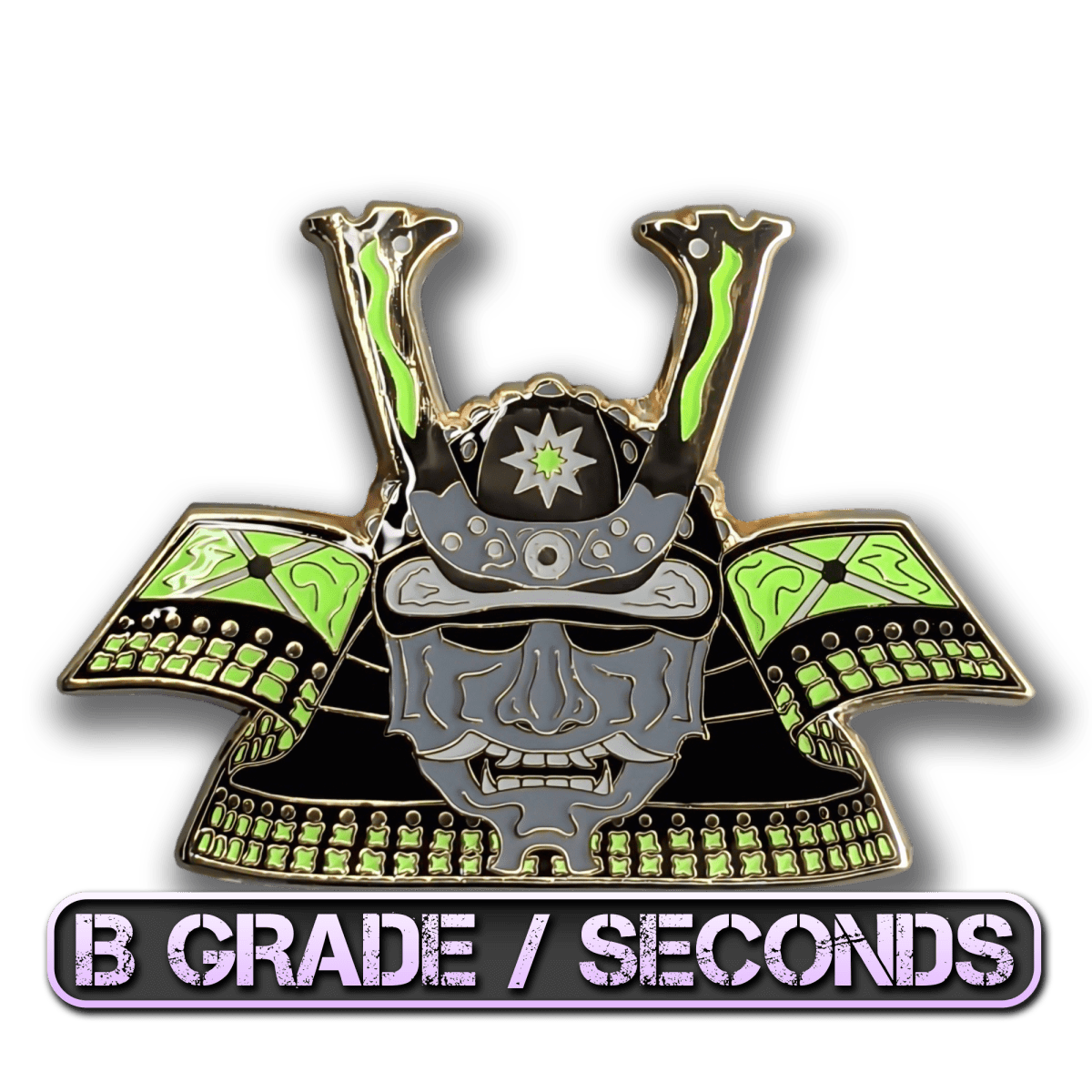 Venomous Kabuto Enamel Pin (B Grade)