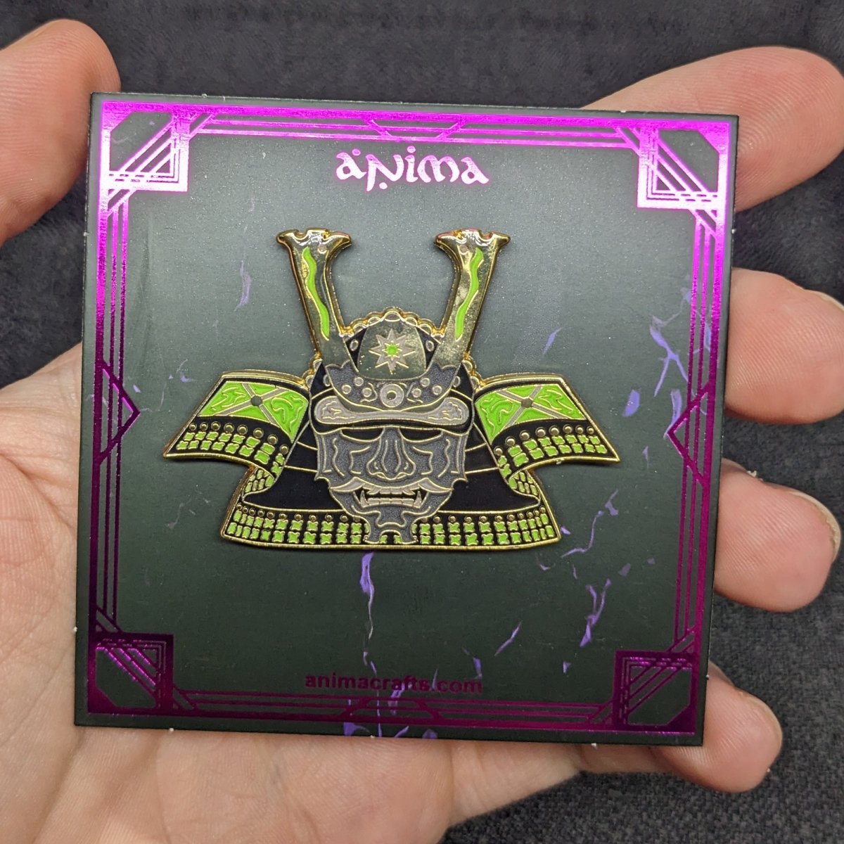 Venomous Kabuto Enamel Pin (B Grade)