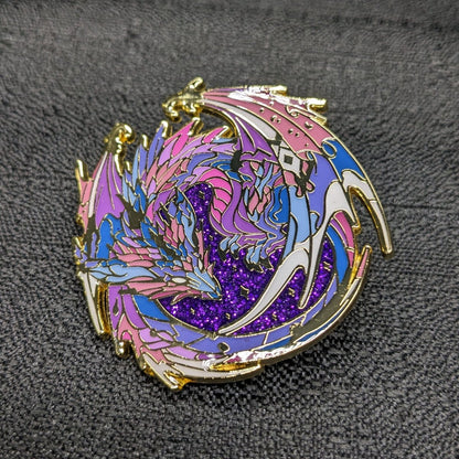 Void Dragon Enamel Pin (B Grade)