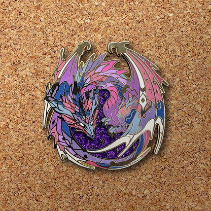 Void Dragon Enamel Pin (B Grade)