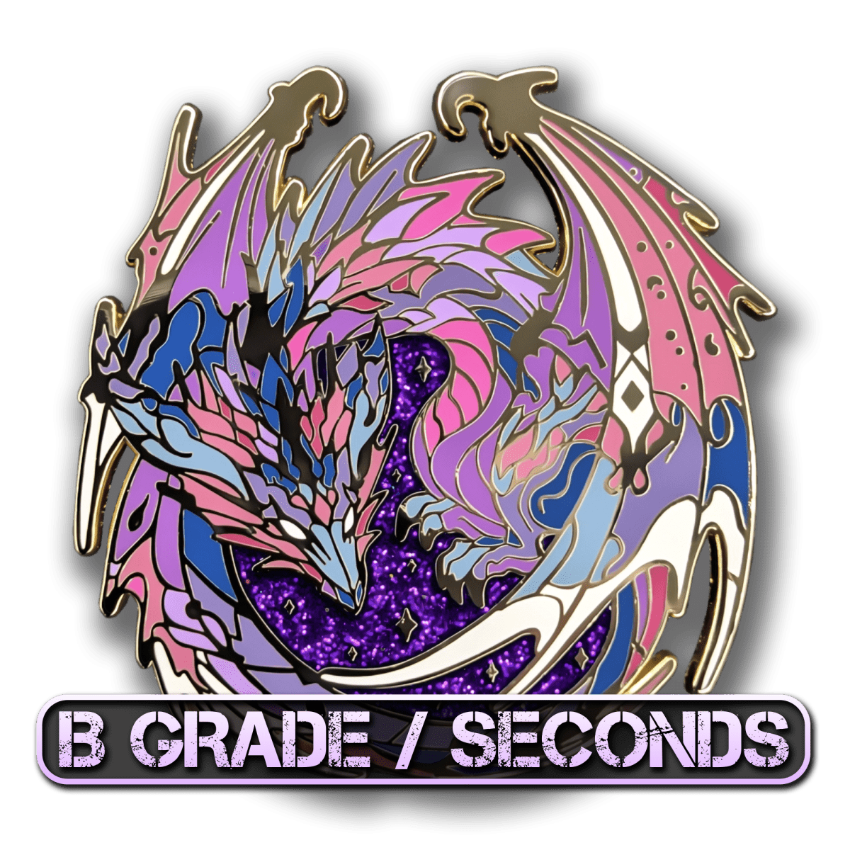 Void Dragon Enamel Pin (B Grade)