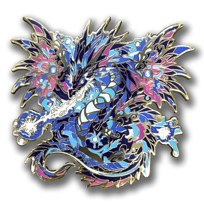 Volteus, The Plasma Dragon Enamel Pin (Dragon Aspects Vol.1)