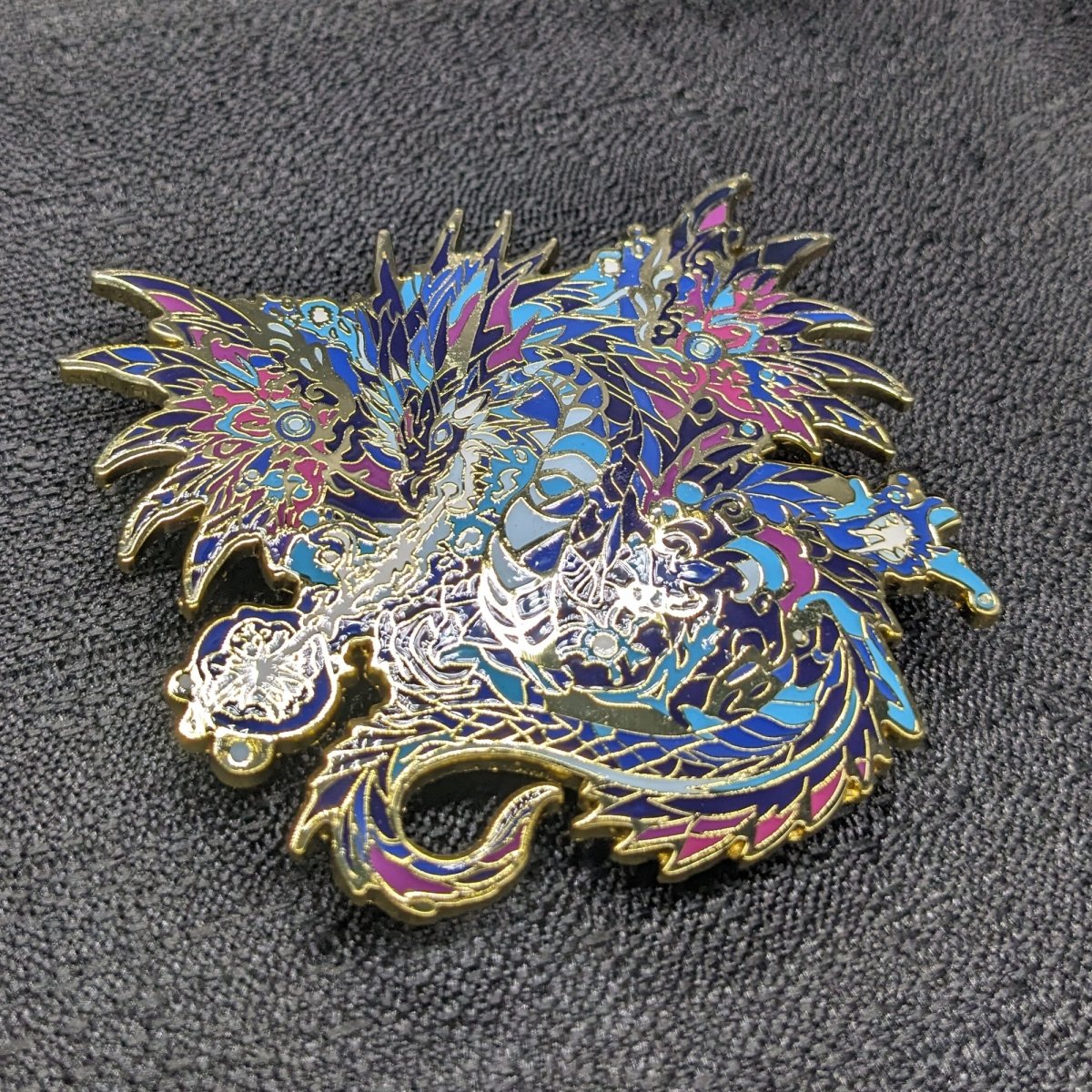 Volteus, The Plasma Dragon Enamel Pin (Dragon Aspects Vol.1) (B Grade)