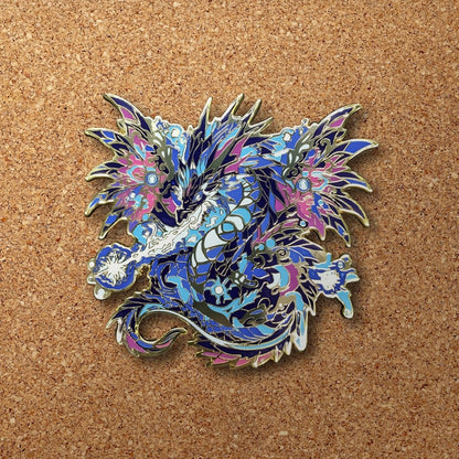 Volteus, The Plasma Dragon Enamel Pin (Dragon Aspects Vol.1) (B Grade)