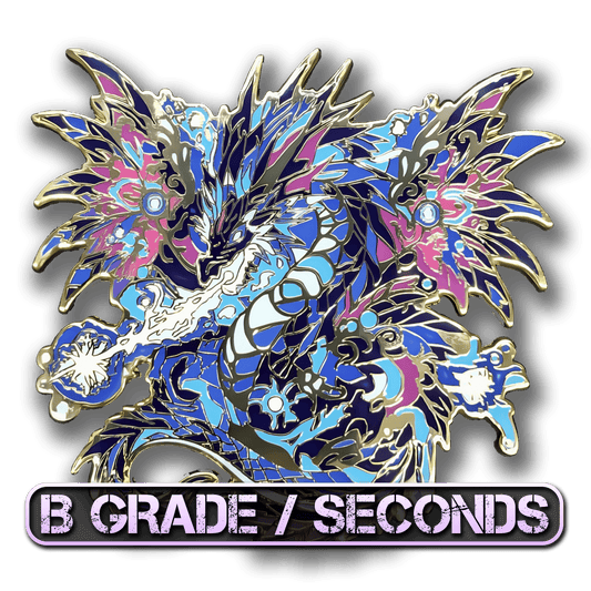 Volteus, The Plasma Dragon Enamel Pin (Dragon Aspects Vol.1) (B Grade)