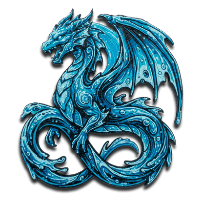 Water Dragon Collectible Art Magnet