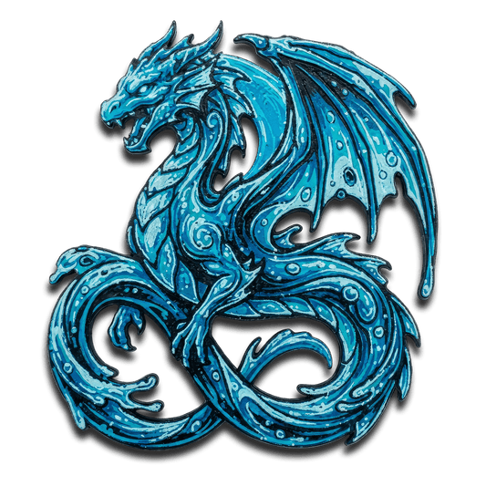 Water Dragon Collectible Art Magnet