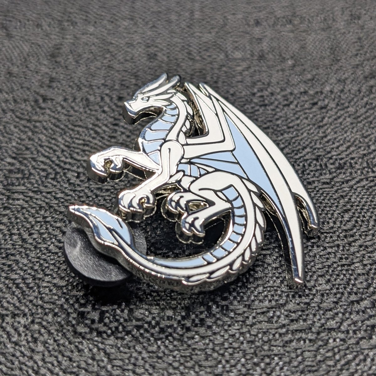 White Dragon Of Gratitude Enamel Pin (B Grade)