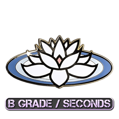 White Lotus Enamel Pin (B Grade)