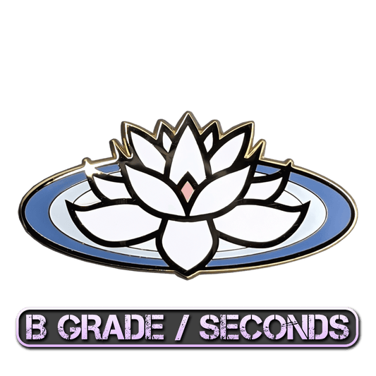 White Lotus Enamel Pin (B Grade)