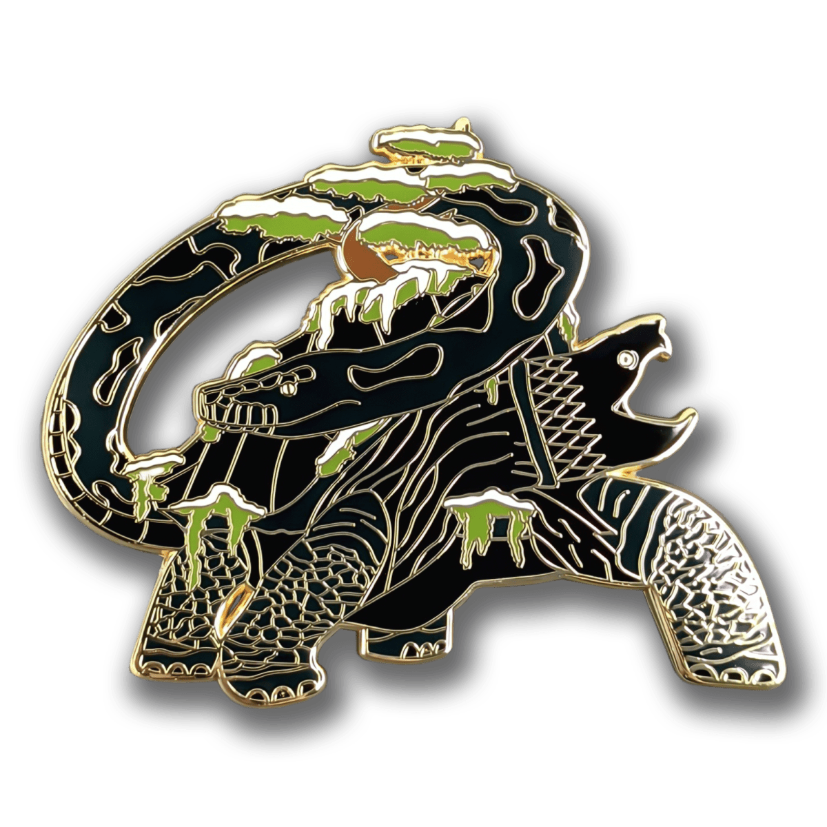 Xuanwu - The Black Tortoise Enamel Pin (LE500)