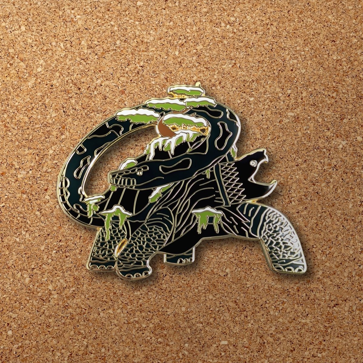 Xuanwu - The Black Tortoise Enamel Pin (LE500) (B Grade)
