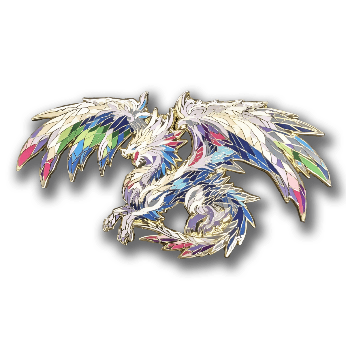 Xyloris, The Prismatic Dragon Enamel Pin (Dragon Aspects Vol.1)