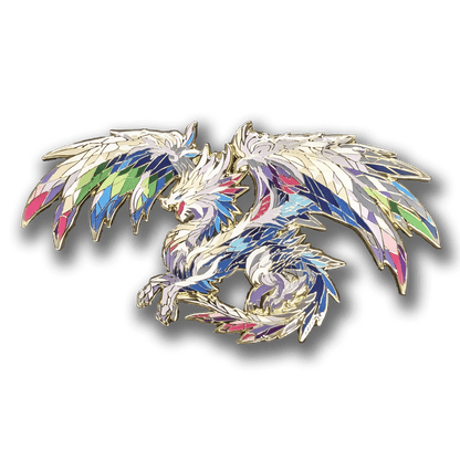 Xyloris, The Prismatic Dragon Enamel Pin (Dragon Aspects Vol.1)