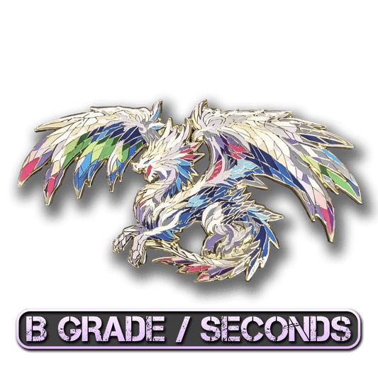 Xyloris, The Prismatic Dragon Enamel Pin (Dragon Aspects Vol.1) (B Grade)