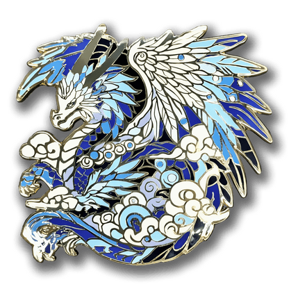 Zephyriel, The Sky Dragon Enamel Pin (Dragon Aspects Vol.1)