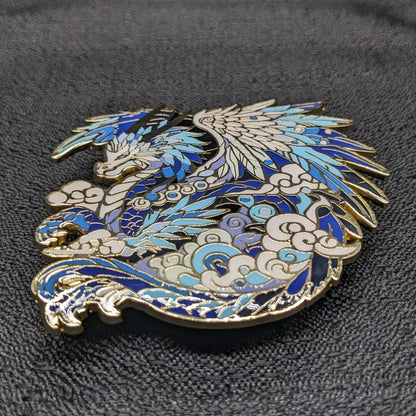 Zephyriel, The Sky Dragon Enamel Pin (Dragon Aspects Vol.1) (B Grade)