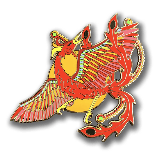 Zhuque - The Vermilion Bird Enamel Pin (LE500)