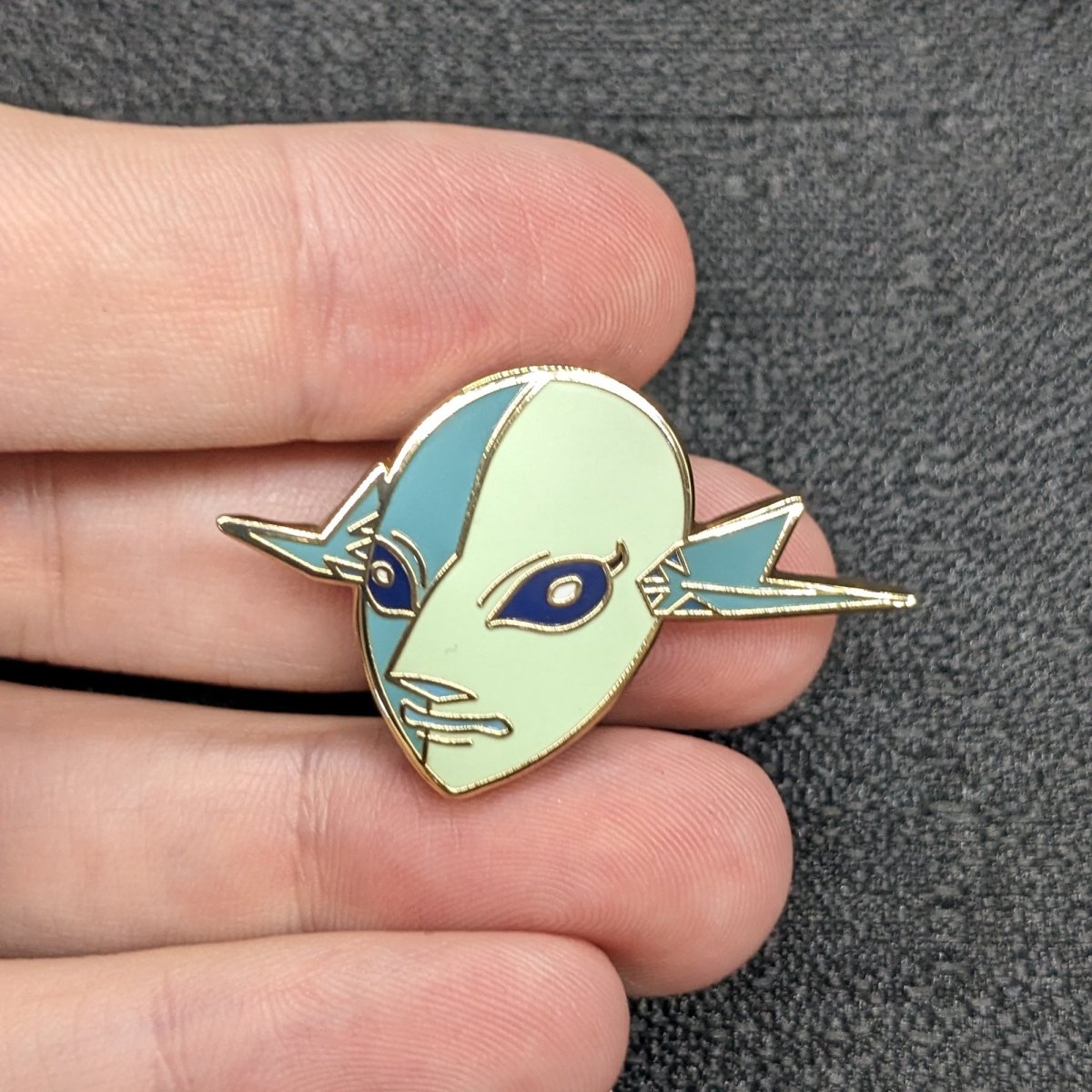 Zora Mask Enamel Pin (The Legend Of Zelda: Majora's Mask) (B Grade)