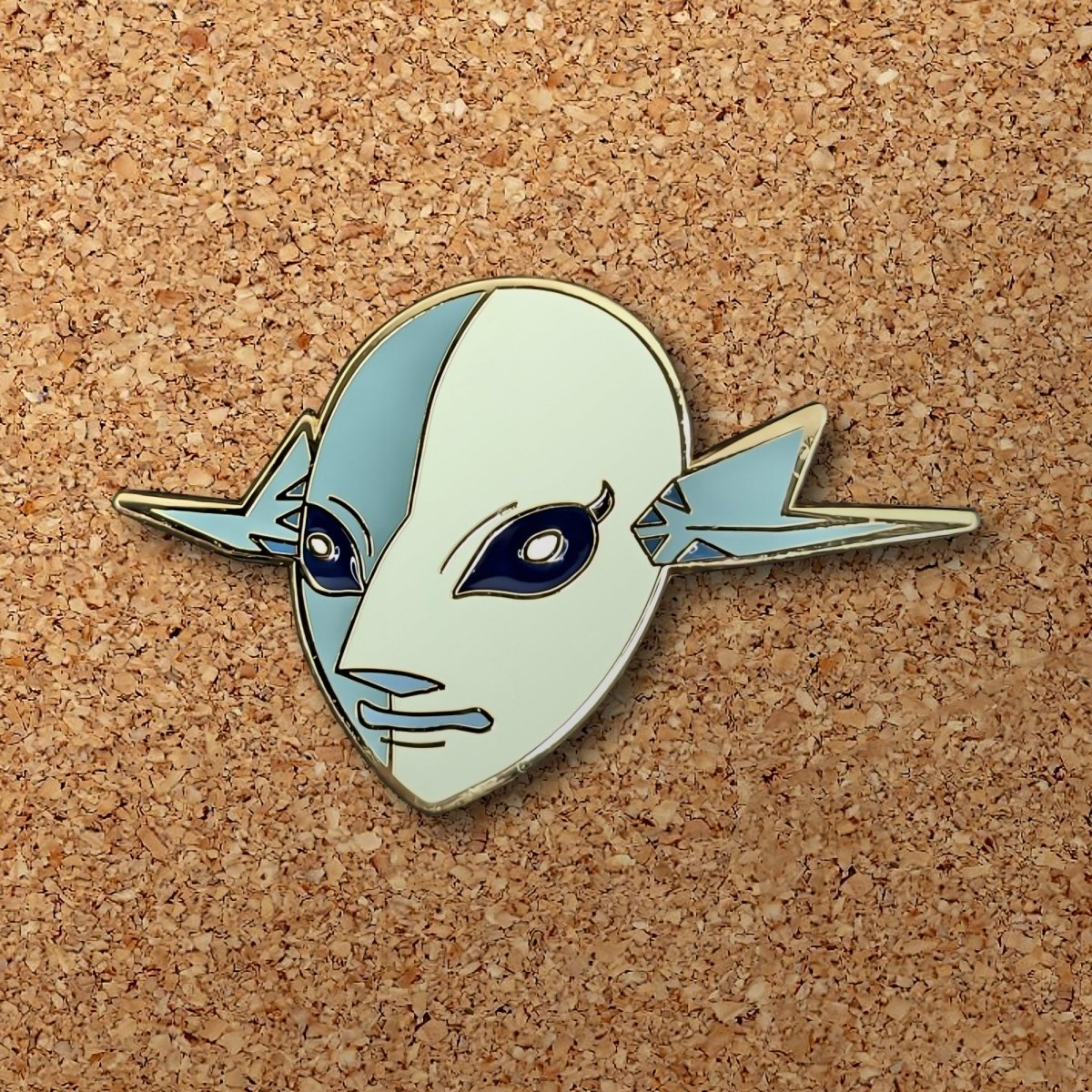 Zora Mask Enamel Pin (The Legend Of Zelda: Majora's Mask) (B Grade)