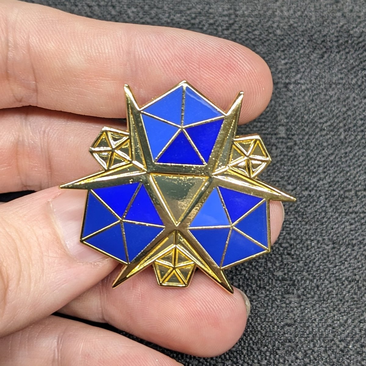 Zora's Sapphire Enamel Pin (The Legend Of Zelda: Ocarina Of Time) (B Grade)
