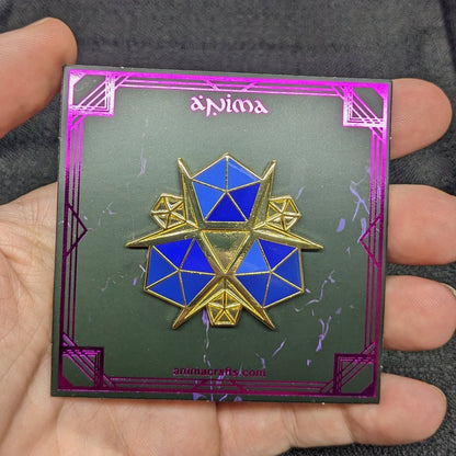 Zora's Sapphire Enamel Pin (The Legend Of Zelda: Ocarina Of Time) (B Grade)