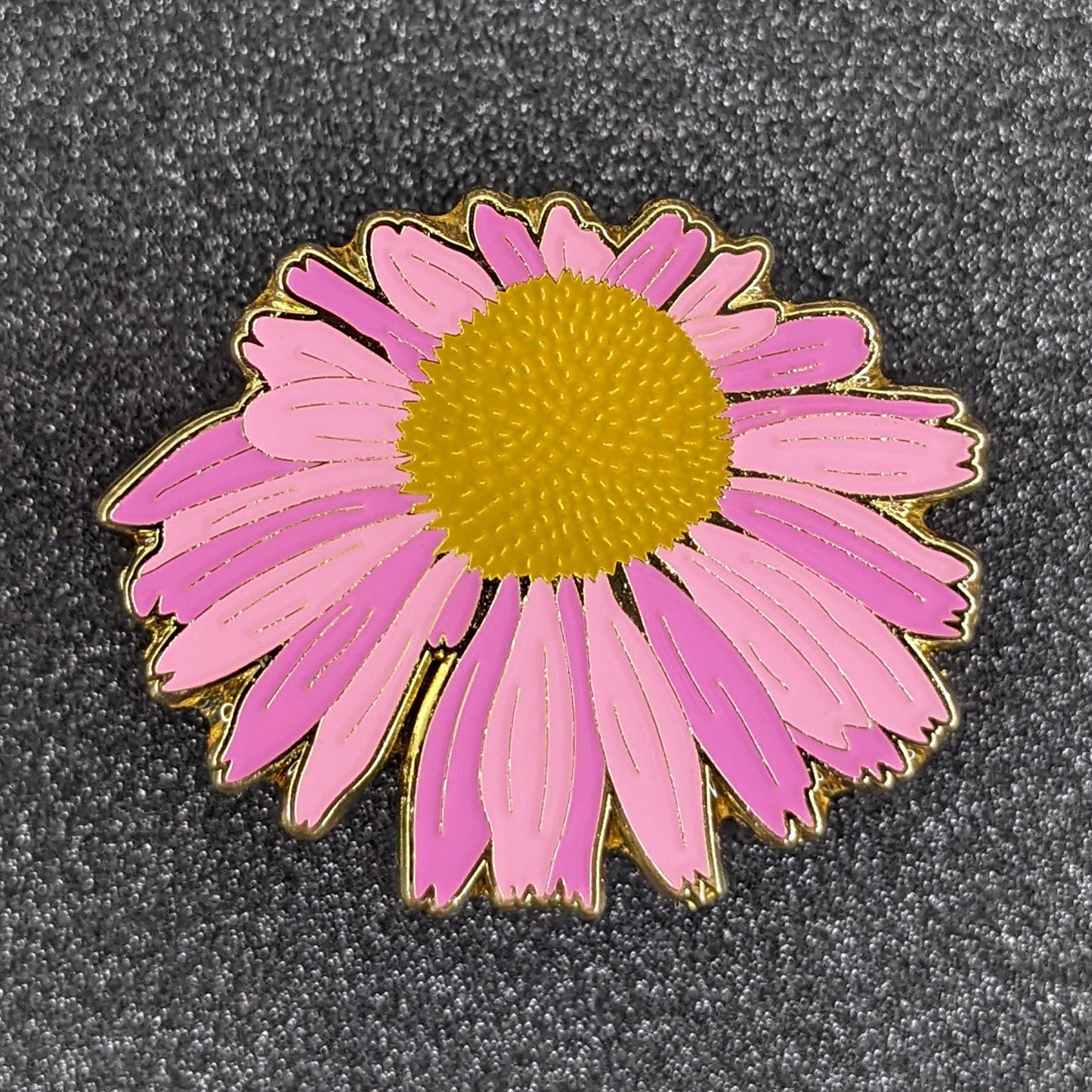 Purple Coneflower Blossom Enamel Pin