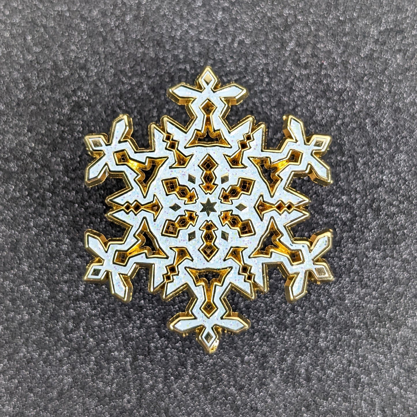 Snowflake Enamel Pin