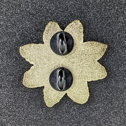Clematis Blossom Enamel Pin (B Grade)