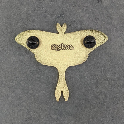 Luna Moth Enamel Pin (B Grade)