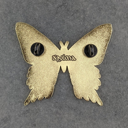 Madagascan Sunset Moth Enamel Pin (B Grade)