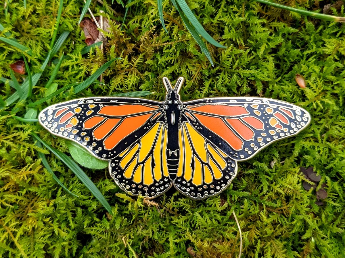 Monarch Butterfly Enamel Pin (B Grade)