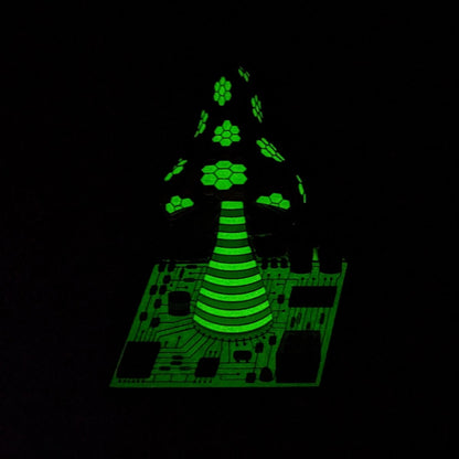 USB Toadstool Enamel Pin (LE50) (B Grade)